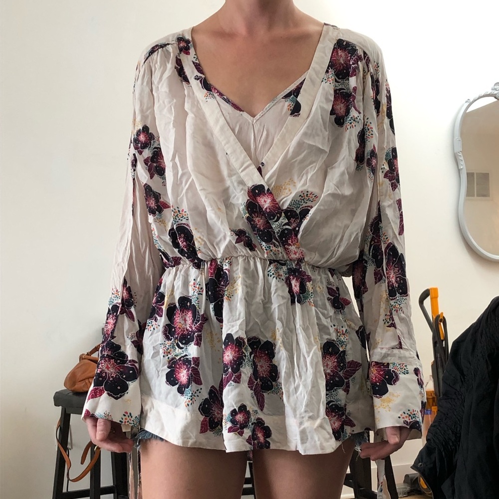 Free people floral top